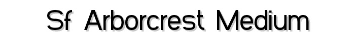 SF Arborcrest Medium font